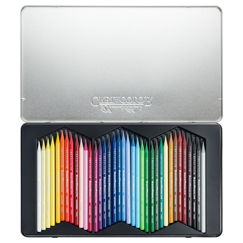 Cretacolor Aqua Monolith Watercolor Pencil Set, 36 Stk, Multi - Image 4